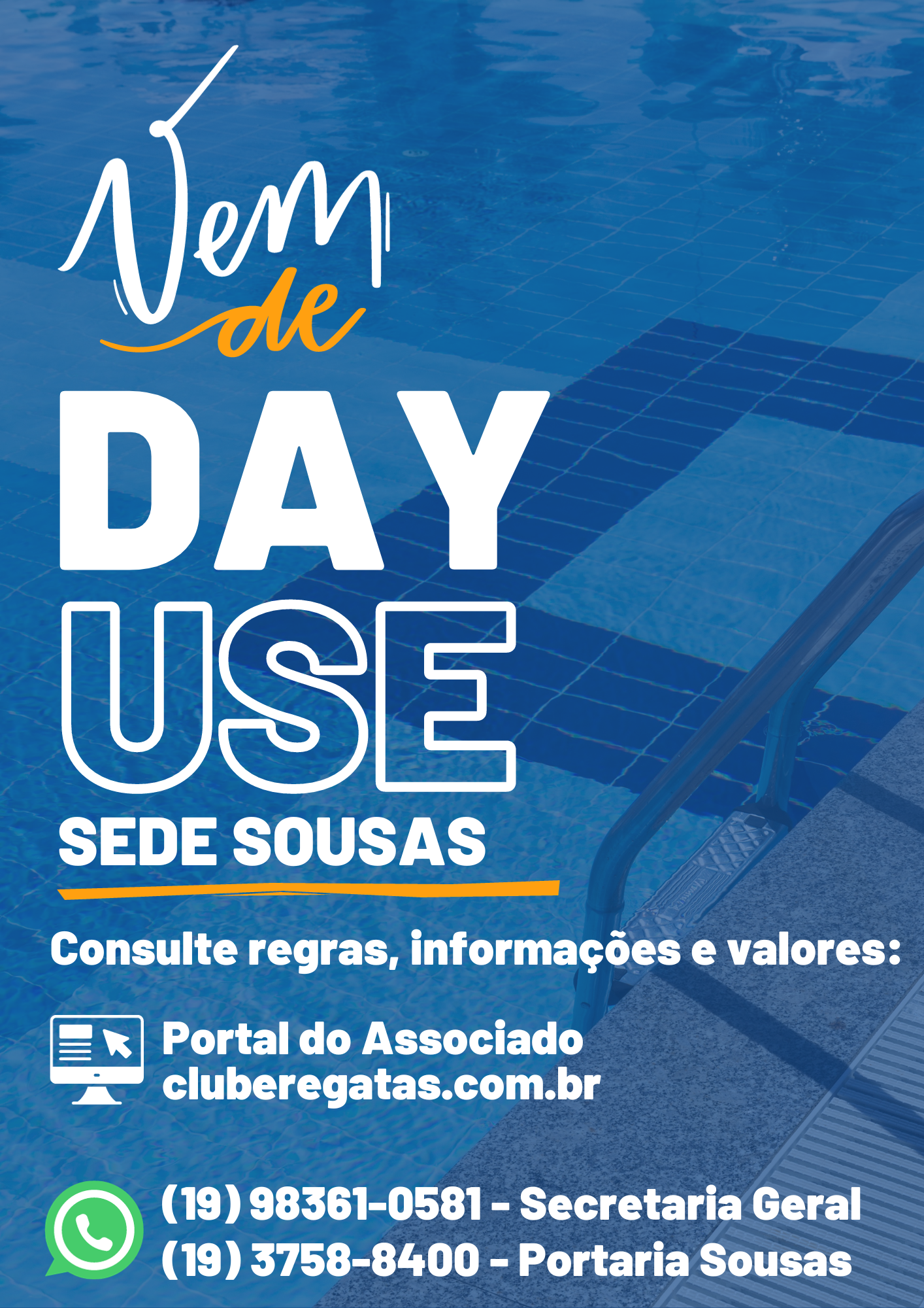 Day use' em clubes de Curitiba é uma opção para curtir o verão