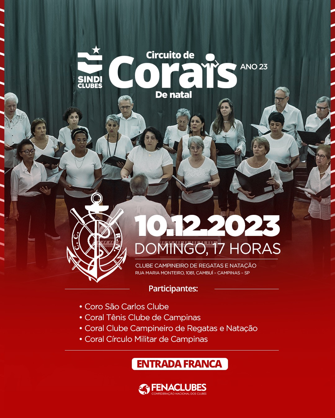 Circuito de Corais de Natal - Clube Campineiro de Regatas e Natação